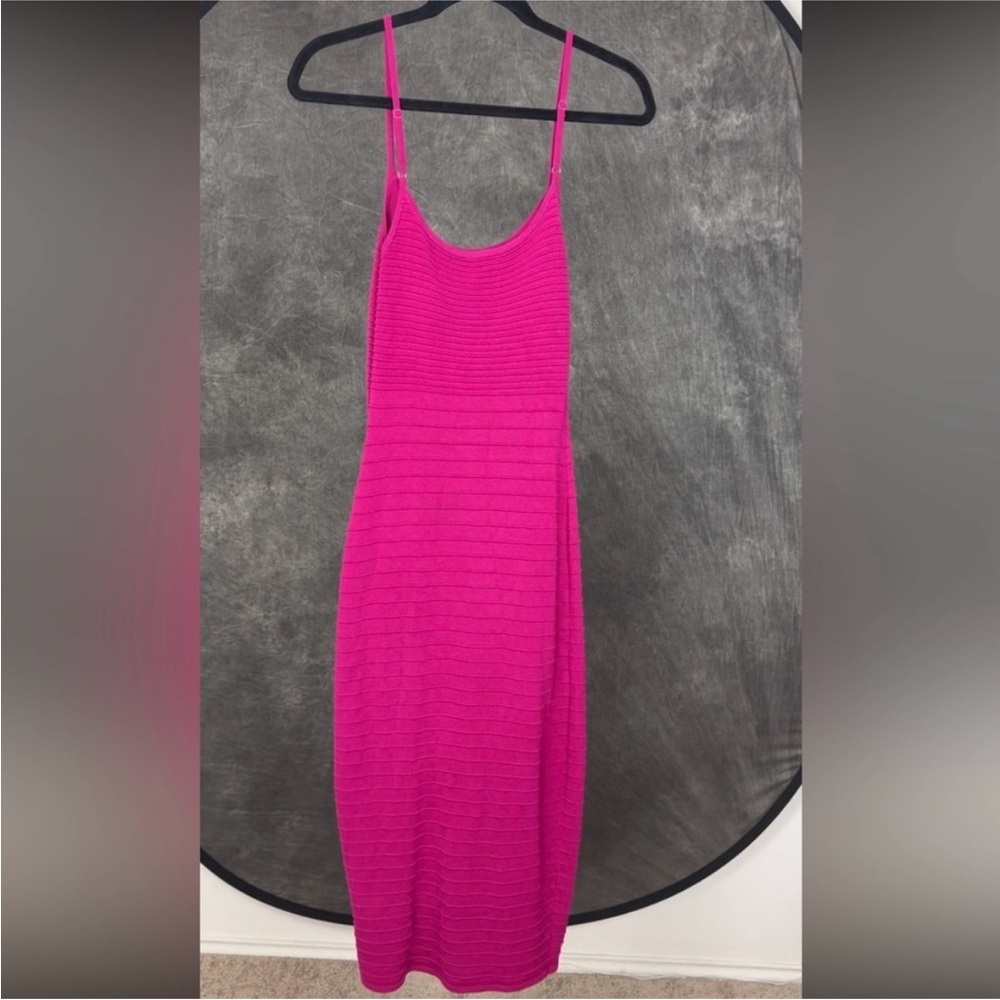 Express Fuchsia Midi Dress size XS - Picture 4 of 7